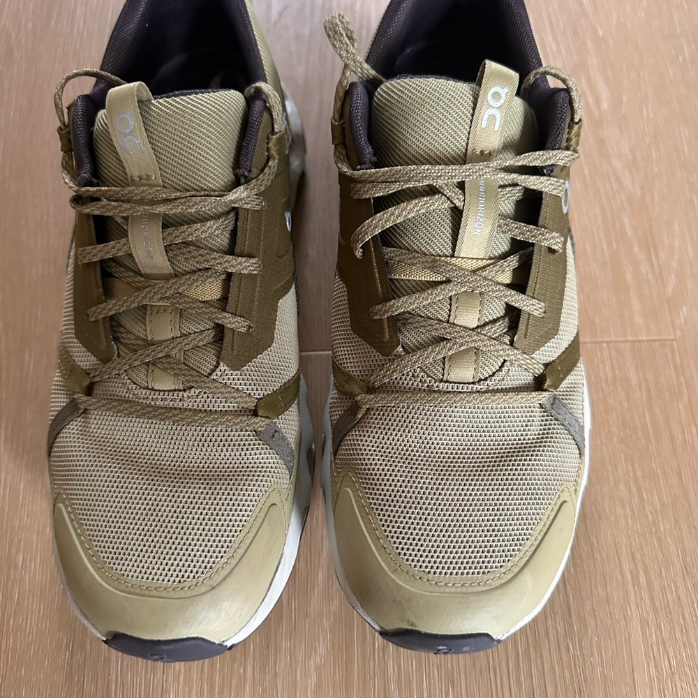 On Cloudace Trail Sneakers in Olive/Tan: Worn 5x - Picture 3 of 6
